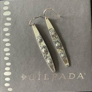 SOLD Silpada Sterling Silver Vertical Radiance Earrings W3319